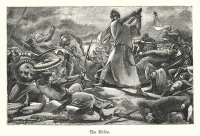 The Melee (rytina) od European School