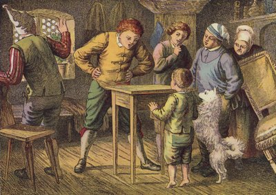 Tři bratři (barevná litografie) od European School