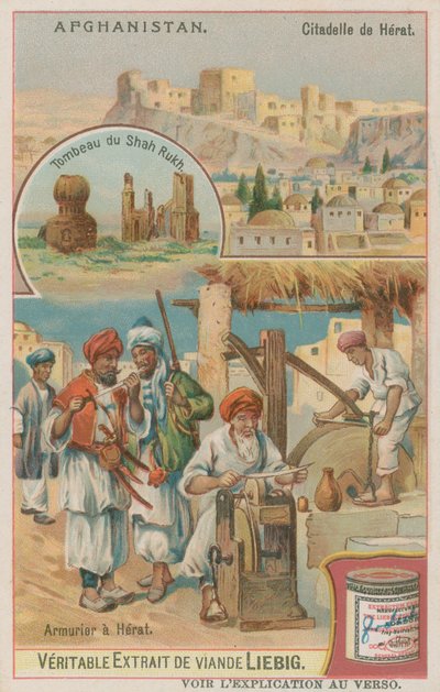 Hrobka Shah Rukh a město a zbrojnice Herat od European School