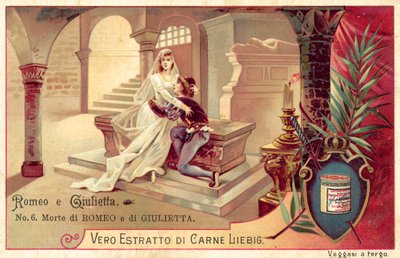 Smrt Romea a Julie (chromolitho) od European School