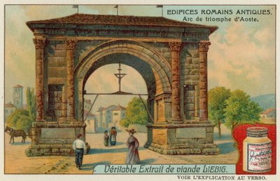 Augustův triumfální oblouk v Aostě od European School