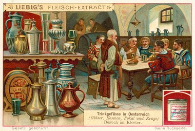 Návštěva kláštera v Rakousku (chromolitho) od European School