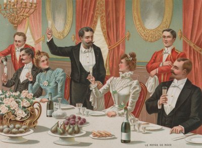 Svatební jídlo (chromolitho) od European School