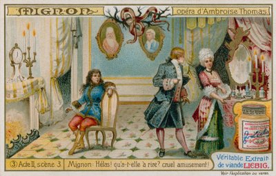 Wilhelm, Philine a Mignon od European School