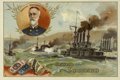 William Sampson, americký admirál, španělsko-americká válka, 1898 od European School