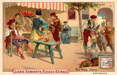 Víno: Sherry (chromolitho) od European School
