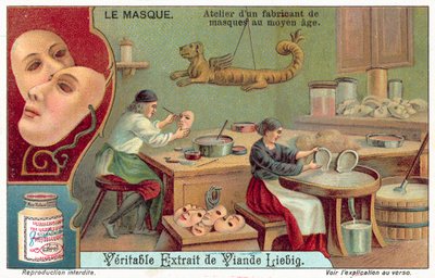 Dílna středověkého výrobce masek (chromolitho) od European School