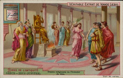 Zeus, bůh starověkého Řecka (chromolit) od European School