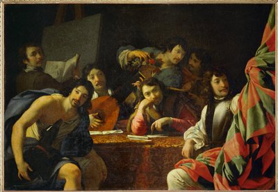 Rozvážnost přináší klid a hojnost... od Eustache (studio of) Le Sueur