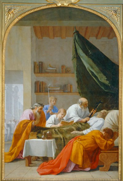 Smrt Raymonda Diocrèse - Smrt Raymonda Diocrèse ... od Eustache (studio of) Le Sueur