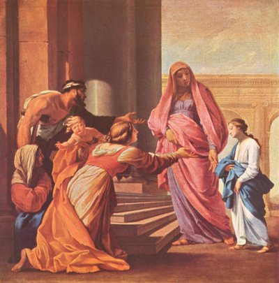 Obětování Panny Marie od Eustache Le Sueur