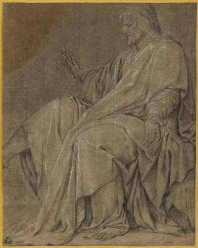 Studie pro Saint Louis Healing the Sick od Eustache Le Sueur