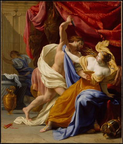 Znásilnění Támar od Eustache Le Sueur