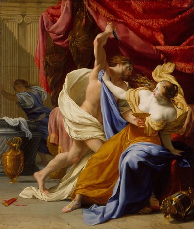 Znásilnění Tamar, pravděpodobně ca. 1640. od Eustache Le Sueur