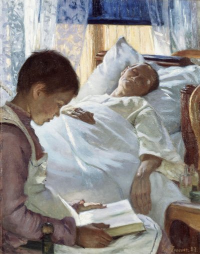 Odraz v modrém, 1887 od Eva Bonnier