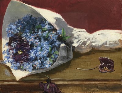 Blumenstrauß (Kytice květin). Um 1874 od Eva Gonzalès