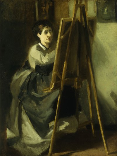 Mladý žák; Mladý žák, kolem roku 1870 od Eva Gonzalès