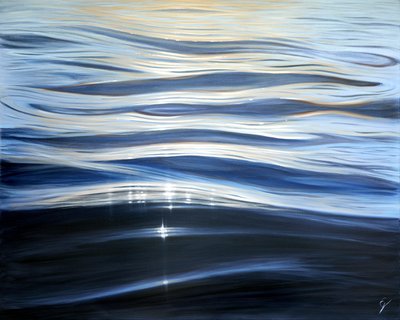Perle de la Mer, 2023 (olej na plátně) od Eva Volf