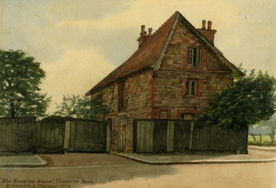 The Haunted House, Thornton Road, 1920 wc na papíře od Evacustes Arthur Phipson