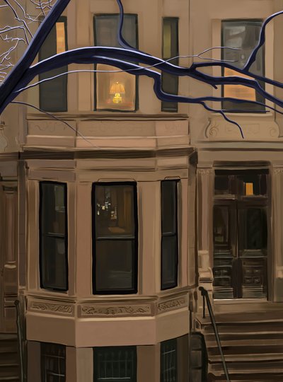 589 Seventh Street. Brooklyn (digitální umění) od Evan Sklar