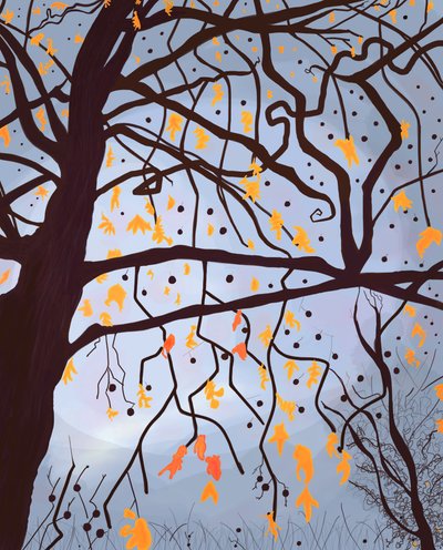 London Planetree , Brooklyn (digitální umění) od Evan Sklar