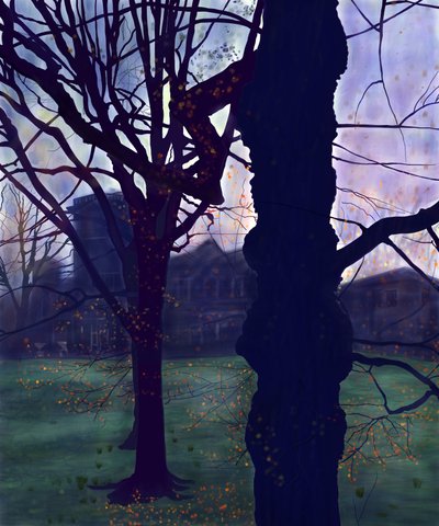 Prospect Park, svítání, časné jaro od Evan Sklar