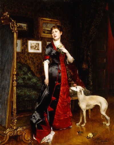 Nové šaty, 1888 od Evariste Carpentier