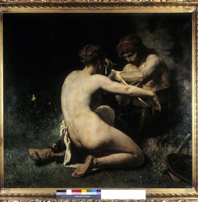 Galové bolí (olej na plátně) od Evariste Vital Luminais
