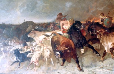 Plunderové, 1867 od Evariste Vital Luminais