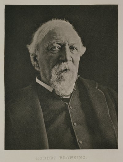 Portrét Roberta Browninga (1812-89), kolem roku 1889 od Eveleen Myers