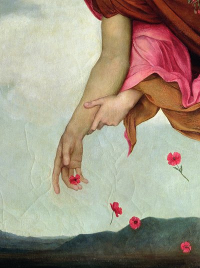 Noc a spánek, 1878 detail olej na plátně z roku 27984 od Evelyn De Morgan