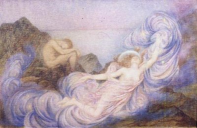 Soumrak (olej na plátně) od Evelyn De Morgan