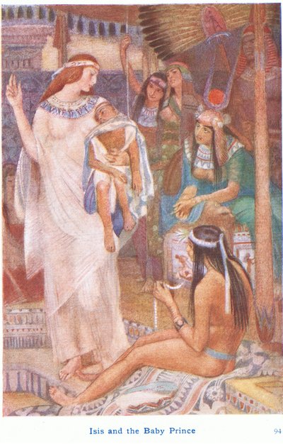Isis a malý princ (barva litho) od Evelyn Paul