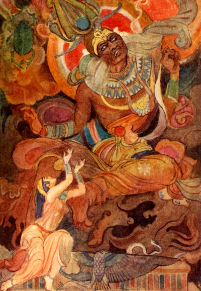 „Isis vykouzlila Ra, aby řekl své jméno“, 1915. od Evelyn Paul