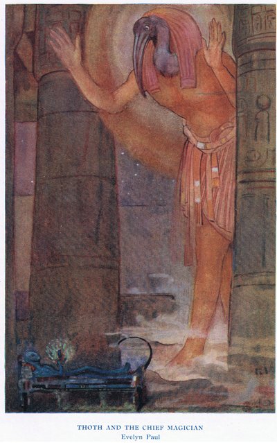Thoth a hlavní kouzelník, ilustrace z 
