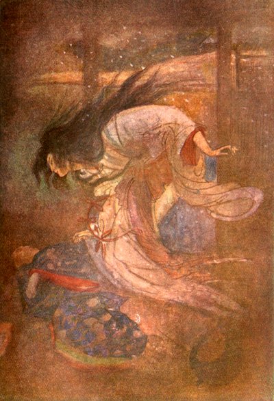 „Yuki-Onna, paní sněhu“, 1912. od Evelyn Paul