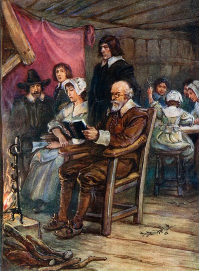 Ilustrace pro mladé poutníky od Evelyn Stuart Hardy