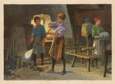 Malí dělníci: (barevná litografie) od Evelyn Stuart Hardy