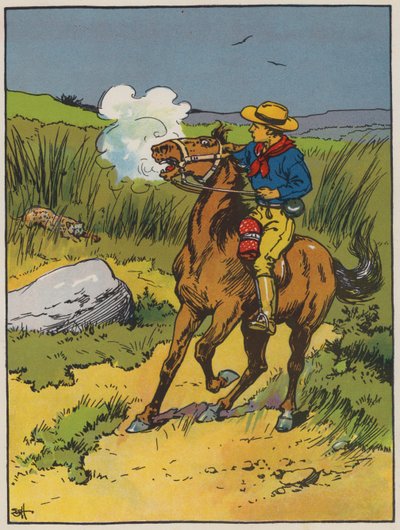 Lost in the Veldt (barevné lito) od Evelyn Stuart Hardy