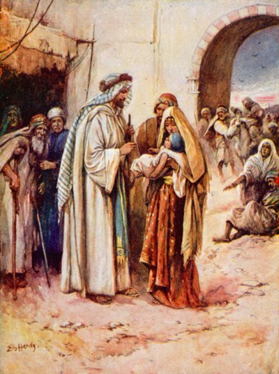 Náš Pán léčitel (barva litho) od Evelyn Stuart Hardy