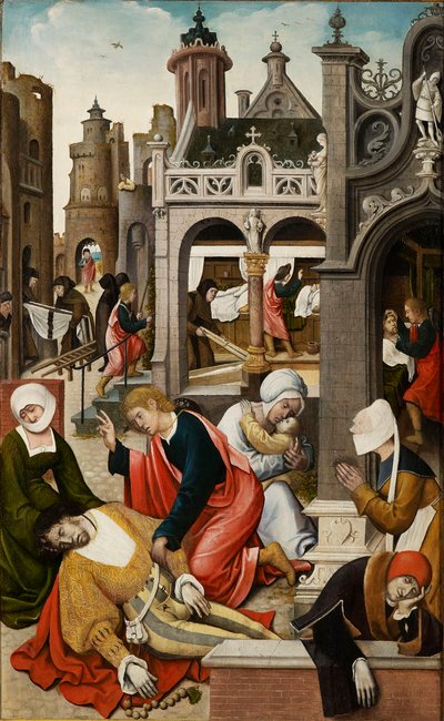 Scéna ze života svatého Rocha, 1517. od Everaert Orley