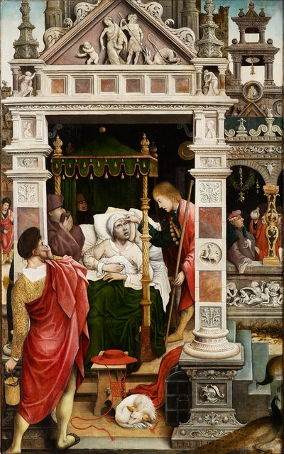 Scéna ze života svatého Rocha, 1517. od Everaert Orley