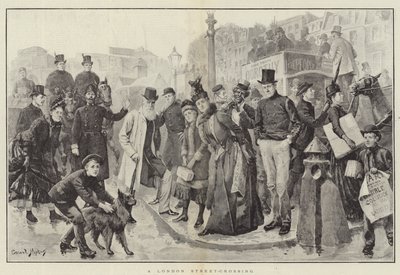 Londýnský přechod ulic od Everard Hopkins