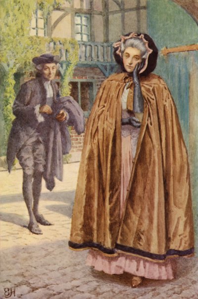 Ilustrace k Sentimentální cestě, Laurence Sterne od Everard Hopkins