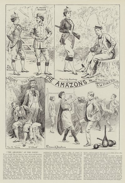 Amazonky ve Dvorním divadle od Everard Hopkins