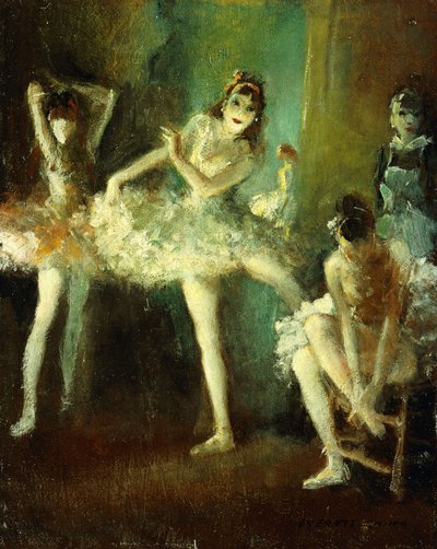 Baletní dívky od Everett Shinn