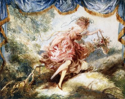Francouzská dívka od Everett Shinn