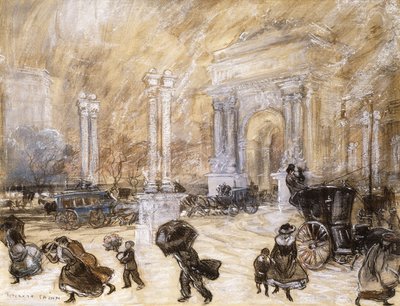 Deweyho oblouk, Madison Square od Everett Shinn