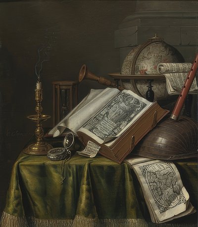 Zátiší Vanitas od Evert Collier
