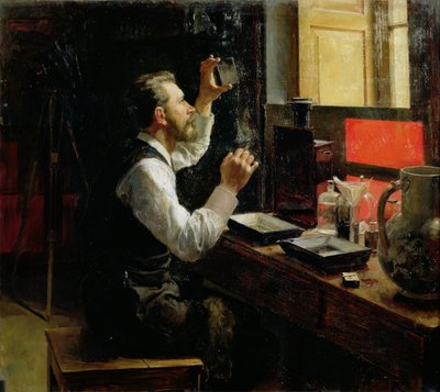 Amatérský fotograf od Evgeniy Iosipovich Bukovetsky